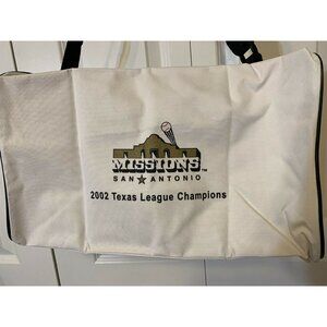 Vintage San Antonio Missions Texas League Champions 2002 Baseball Duffel Gym Bag